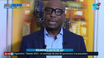 Déclaration de Barthélémy Diaz