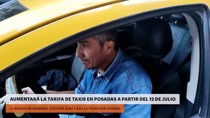 Aumentará la tarifa de taxis en Posadas a partir del 12 de julio
