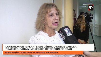 Lanzamiento del implante subdérmico doble varilla, para mujeres sin distinción de edad