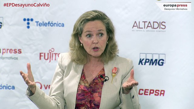 Desayuno Informativo con Nadia Calviño, vicepresidenta primera y ministra de Asuntos Económicos