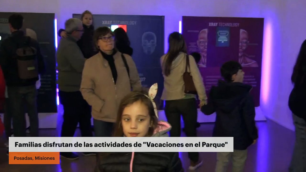 Familias disfrutan de las actividades de "Vacaciones en el Parque"