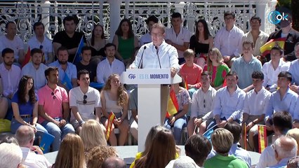 DIRECTO| Feijóo, Diego Canga y Esther Llamazares intervienen en un mitin en Oviedo