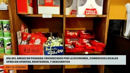 Día del Amigo en Posadas: favorecidos por la economía, comercios locales ofrecen ofertas, reintegros, y cuotas