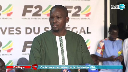 En direct: Conférence de presse de la plateforme F24