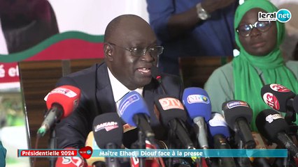 En direct: Conférence de presse de Me El Hadji Diouf