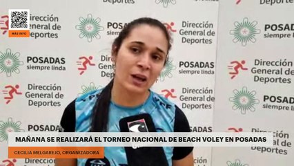 MAÑANA SE REALIZARÁ EL TORNEO NACIONAL DE BEACH VOLEY EN POSADAS