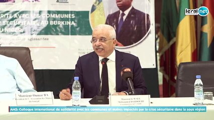 Collogue international de solidarité avec les maires et communes impactés par la crise sécuritaire dans la sous région
