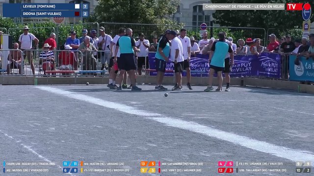 Championnat de France Quadrette et Triple - Le Puy en Velay - 22-07-2023