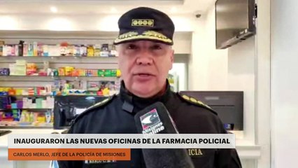 Inauguraron las nuevas oficinas de la farmacia policial
