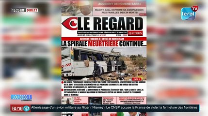 LOU BESS DE CE 27/07/2023 AVEC PAPE MAGUETTE SUR LERAL TV