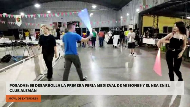 Posadas: se desarrolla la primera feria medieval de Misiones y el NEA en el Club Alemán