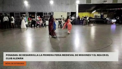 Posadas: se desarrolla la primera feria medieval de Misiones y el NEA en el Club Alemán
