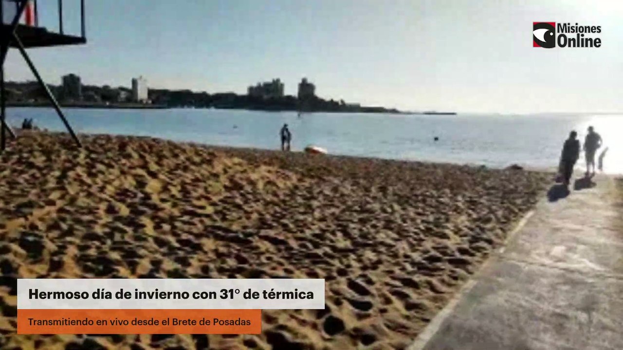 Hermoso día de invierno con 31° de térmica en Posadas