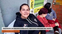 Iniciaron las inscripciones en el instituto Crucero del norte