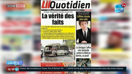 LOU BESS XIBAAR YI 15H GMT CE 03/08/2023 AVEC PAPE MAGUETTE BA #LERALTV