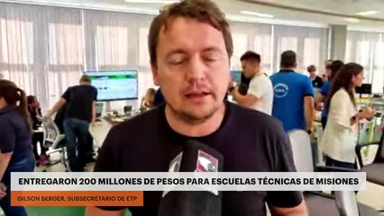 Entregaron 150 millones de pesos para escuelas técnicas de Misiones