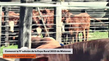 Comenzó la 11°edición de la Expo Rural 2023 de Misiones