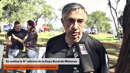 Descargar video: Se realiza la 11° edición de la Expo Rural de Misiones, Daniel Angeloni, vicepresidente de la Sociedad Rural