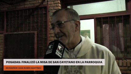 Continúa la Misa de San Cayetano en la Parroquia de Posadas