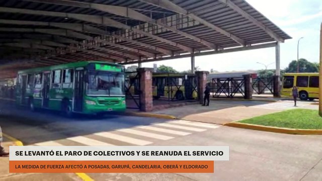Se levantó el paro de colectivos y se reanuda el servicio