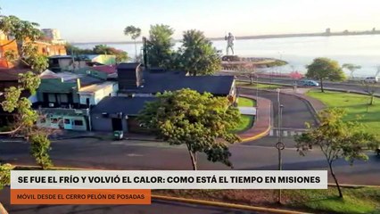 Se fue el frío y volvió el calor: como está el tiempo en Misiones