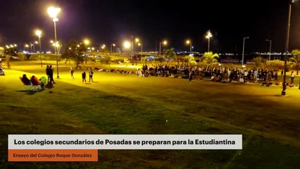 Los colegios secundarios de Posadas se preparan para la Estudiantina