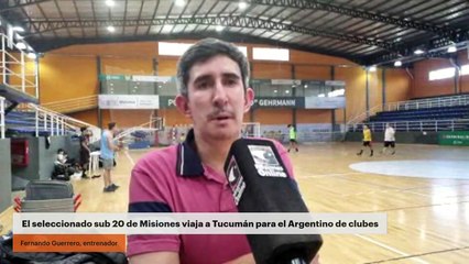 El seleccionado sub 20 de Misiones viaja a Tucumán para el Argentino de clubes