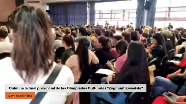 Culmina la final provincial de las Olimpiadas Culturales Zygmunt Kowalski