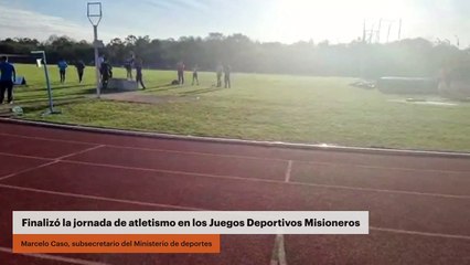 Finalizó la jornada de atletismo en los Juegos Deportivos Misioneros