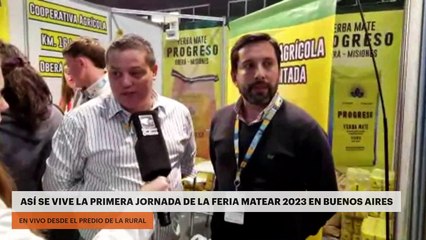 Así se vive la primera jornada de la Feria MATEAR 2023 en Buenos Aires