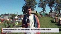 Intensa búsqueda de un excombatiente de Malvinas desaparecido en Candelaria