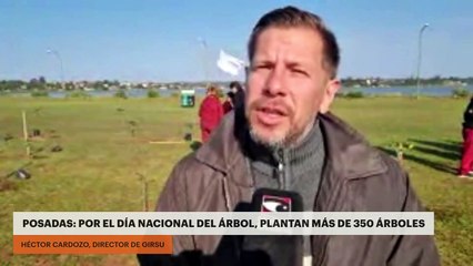 Posadas: por el día nacional del árbol, plantan más de 350 árboles