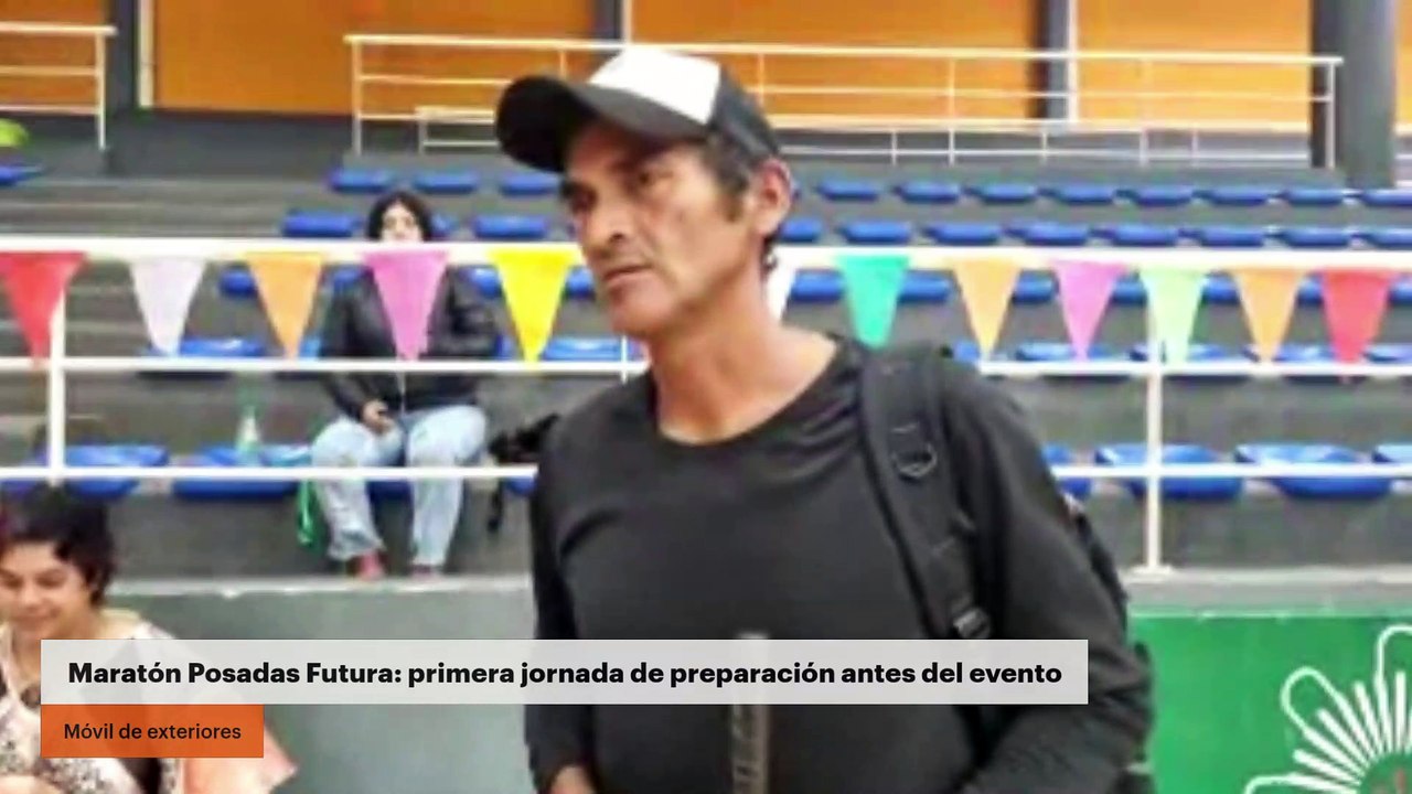 Maratón Posadas Futura: primera jornada de preparación antes del evento