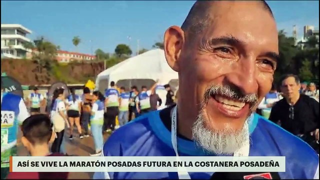 Así se vive la Maratón Posadas Futura en la costanera posadeña
