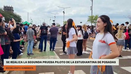 Se realiza la segunda prueba piloto de la Estudiantina de Posadas