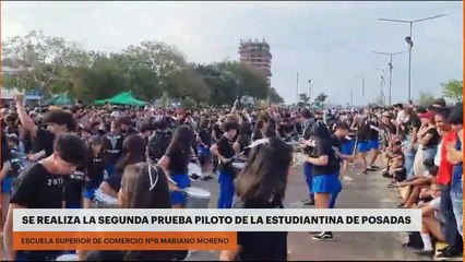 Se realiza la segunda prueba piloto de la Estudiantina de Posadas
