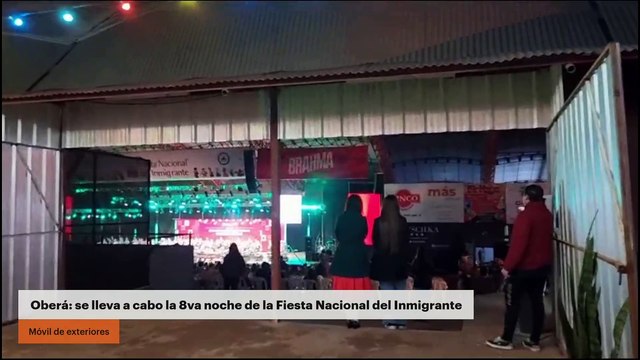 Oberá: se lleva a cabo la 8va noche de la Fiesta Nacional del Inmigrante