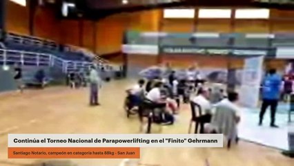 Continúa el Torneo Nacional de Parapowerlifting en el "Finito" Gehrmann de Posadas
