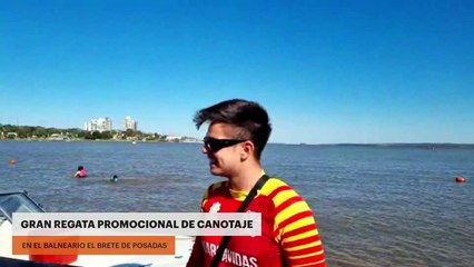 Gran Regata Promocional de Canotaje en el balneario El Brete de Posadas