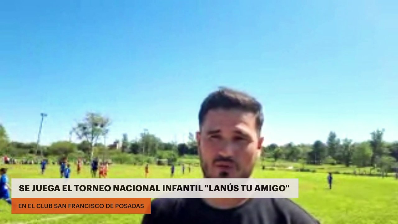 Se juega el Torneo Nacional Infantil "Lanús tu Amigo" en el Club San Francisco de Posadas