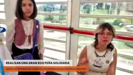 Gran Eco Peña en la Escuela Secundaria de Innovación en Posadas