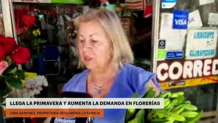 Llega la primavera y aumenta la demanda en florerías
