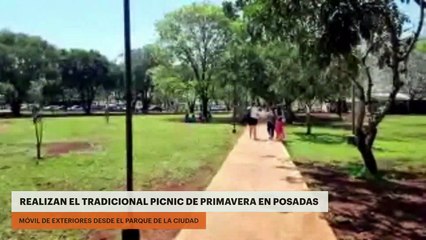 Realizan el tradicional picnic de primavera en Posadas
