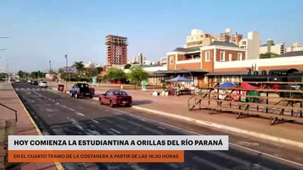 Hoy comienza la Estudiantina a orillas del río Paraná