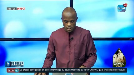 LOU BESS XIBAAR YI 20H GMT 23/09/2023 AVEC BIRAME KHARY NDAO #LERALTV