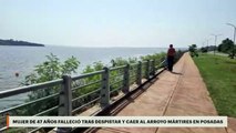 Mujer de 47 años falleció  tras despistar y caer al Arroyo Mártires en Posadas