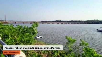 Posadas  | Retiran el vehículo caído al arroyo Mártires