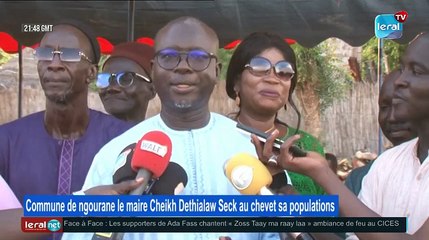 Louga : Le maire de la commune de ngourane a procédé à la remise de dons aux habitants. Cette cérémonie est magnifiée par la distribution de riz de machines à moulin il aussi  distribuer des bœufs pour aider ces derniers à l'accomplissement de la fête …