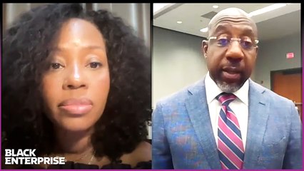 United States Senator Raphael Warnock talks to Black Enterprise