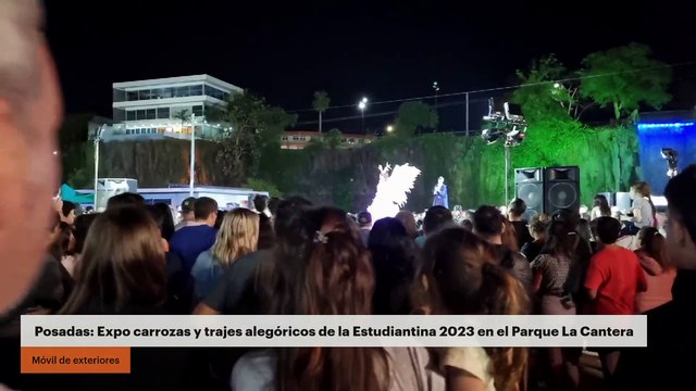 Posadas: Expo carrozas y trajes alegóricos de la Estudiantina 2023 en el Parque La Cantera